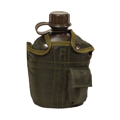 BORRACCIA PLASTICA C/FODERA 1LT.