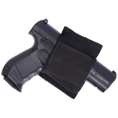 FONDINA PISTOLA ELASTICA NERA