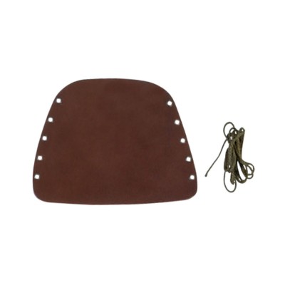 CHEEK PAD PELLE MARRONE