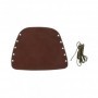 CHEEK PAD PELLE MARRONE