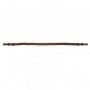 BRETELLA TRECCIA 8 CAPI PELLE MARRONE