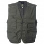 GILET VERDE MULTITASCHE TG.L