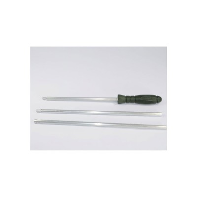 BACCHETTONE 3 PZ ALLUMINIO CON MANOPOLA