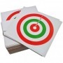 BERSAGLIO CARTONCINO TRICOLORE 5 CERCHI 14X14