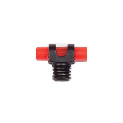 MIRINO ROSSO FLUO 2X7 FILETTO 3,0