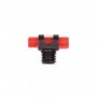 MIRINO ROSSO FLUO 2X7 FILETTO 3,0
