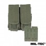 PORTA 2 ACCESSORI MEDIO VERDE MOLLE