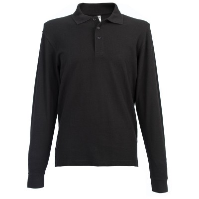POLO M/L COL.NERO TG.M
