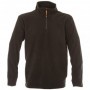 MICROPILE NERO 1/2 ZIP TG L