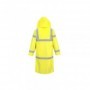 IMPERMEABILE LUNGO GIALLO TAGLIA XXL