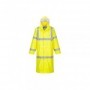 IMPERMEABILE LUNGO GIALLO TAGLIA 3XL