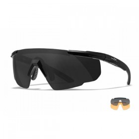 OCCHIALI BALISTICI WY-SABER306  2 LENTI( SMOKE GREY+LIGHT RUST)